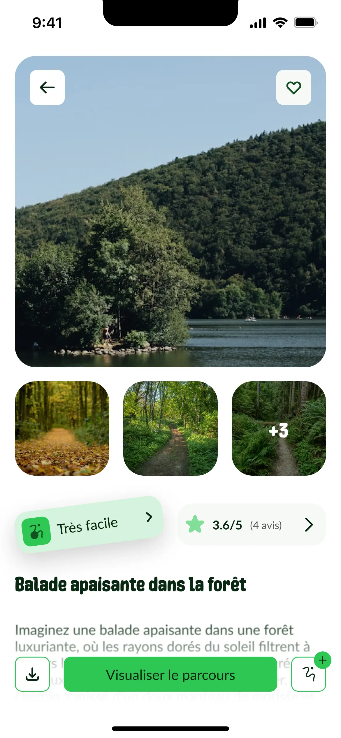 Design de l'application
